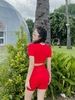 Bộ tập đùi croptop dệt kim 023