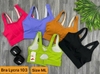 Áo tập bra mút đúc lycra cài sau 103