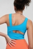 Áo tập bra crop dệt NK 105