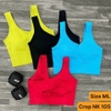 Áo tập bra crop dệt NK 105