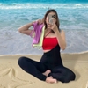 Bộ tập Yoga Jumpsuit phối màu