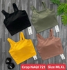 Áo tập bra crop hàng naqi cao cấp 721