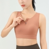 Áo tập bra khóa lycra 186