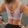 Áo tập bra mút đúc móc cài QC
