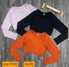 Áo tập croptop dệt tay dài 825