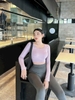 Áo tập croptop dệt tay dài 825