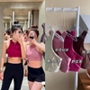 Áo tập bra gân mút đúc NK cao cấp