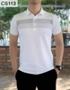 Áo Thun Nam Có Cổ Sọc Ngang