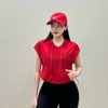 Áo tập tank lưới nón rút F21
