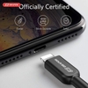 Cáp sạc dây dù iPhone 0.9 / 1.8 / 2.7 mét - DRAPOW CZ08 siêu bền chống đứt