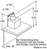 Hút mùi BOSCH DWB97LM50 Serie 6