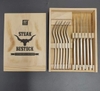 Bộ dao dĩa WMF Steak Set 12 chiếc gồm 6 dao & 6 dĩa (kèm hộp gỗ)
