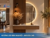 Gương LED bán nguyệt