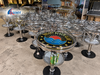 Bàn Karaoke Inox Tròn Luxer