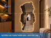 Gương LED toàn thân gấu
