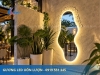 Gương LED decor nghệ thuật đa hình
