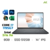 Laptop MSI Modern 14 B11MOU-1032VN (i7-1195G7, Iris Xe Graphics, Ram 8GB DDR4, SSD 512GB, 14 Inch IPS FHD)