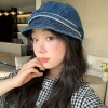 Mũ Nón Nồi Beret Jean Denim Đính Cúc Thời Trang Cá Tính CC29