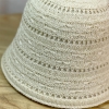 Mũ Nón Bucket Dệt Kim Hai Mặt Vải Be Kaki CC07