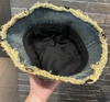 Mũ Nón Bucket Jean Denim Thêu Bướm Tua Rua CC44