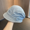 Mũ Nón Nồi Beret Jean Denim Đính Cúc Thời Trang Cá Tính CC29