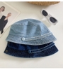 Mũ Nón Nồi Beret Jean Denim Đính Cúc Thời Trang Cá Tính CC29