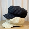 Mũ Beret Trái Bí Kaki Kẻ Caro CC62