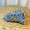 Mũ Vành Rộng Bấm Cúc Kèm Dây Đeo Thời Trang Jean Denim  PEACHGO CC59
