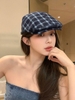 Mũ Nồi Beret Mỏ Vịt Kẻ Caro Thời Trang CC66