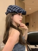 Mũ Nồi Beret Mỏ Vịt Kẻ Caro Thời Trang CC66