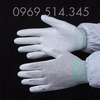 Găng tay chống tĩnh điện sợi carbon phủ PU lòng bàn tay