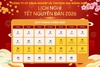 Thông báo lịch nghỉ Tết Nguyên Đán 2026
