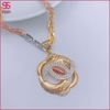 Mặt trang sức bạc ''Chanel Rose''