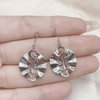 Khuyên miếng tròn cong họa tiết sóng rỗng ...3VZ2.E