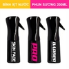Bình xịt nước áp suất N2 Black phun sương nano Skin Fade 200ml