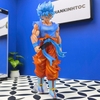 Mô Hình Tiệm Tóc Barber Son Goku Super Saiyan Blue Decor Cao 30cm