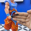 Mô Hình Tiệm Tóc Barber Son Goku Super Saiyan Blue Decor Cao 30cm