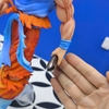 Mô Hình Tiệm Tóc Barber Son Goku Super Saiyan Blue Decor Cao 30cm