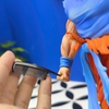 Mô Hình Tiệm Tóc Barber Son Goku Super Saiyan Blue Decor Cao 30cm