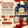 Background, poster, standee Trung Thu