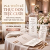 Thực đơn tiệc cưới, cỗ cưới