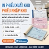Phiếu xuất kho, nhập kho theo mẫu