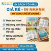 Sách tô màu theo yêu cầu