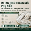 Tag treo trang sức tinh tế