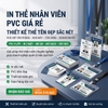 Thẻ nhân viên PVC sắc nét