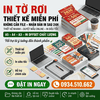 Tờ rơi thiết kế miễn phí