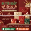 Túi quà Tết in logo doanh nghiệp