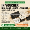 Voucher cho nhà hàng, cafe