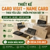 Thiết kế card visit theo yêu cầu