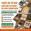 Thiết kế tờ rơi gấp trong 24 giờ
